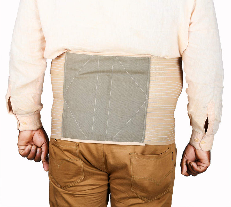 [Australia] - Wonder Care Plus Size Bariatric Abdominal Stomach Binder | Obesity Girdle Belt for Big Men & Women with a Large Belly, Post Surgery Tummy & Waist Compression Wrap (63"-75") 63-75 Inch (Pack of 1) 