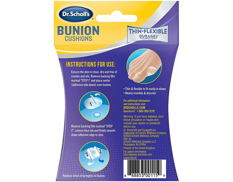 [Australia] - Dr. Scholls Bunion Cushions Duragel 5 Count (Pack of 3) 