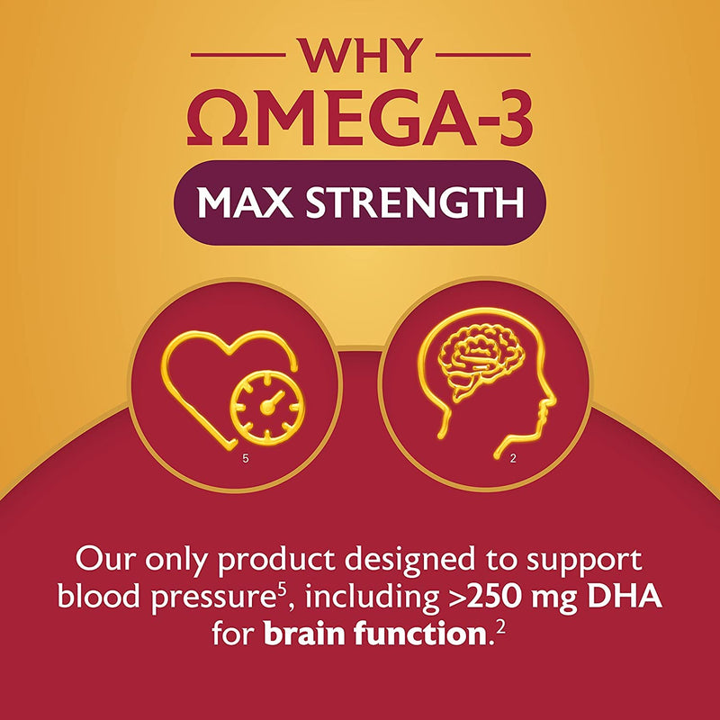 [Australia] - Seven Seas Omega-3 Fish Oil Max Strength Multivitamin Tablets For Women / Men, 1250 mg Fish Oil, 1063 mg Omega-3, 250 mg EPA & DHA & Vitamin D, 30 Capsules 