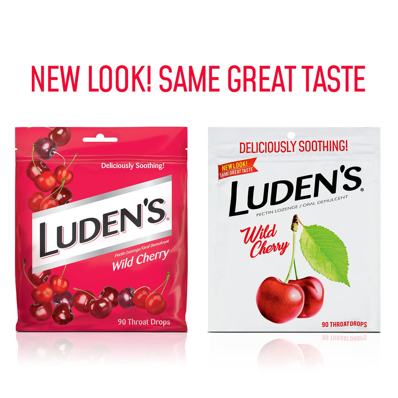 [Australia] - Ludens Deliciously Soothing Throat Drops, Wild Cherry Flavor, 90 Count 
