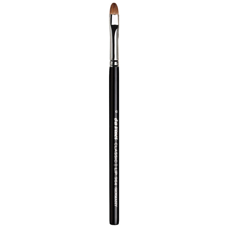 [Australia] - da Vinci Cosmetics Series 964 Classic Lip Brush, Oval Russian Red Sable, Size 6, 11.6 Gram Classic Sable Lipstick/Lipgloss Large 