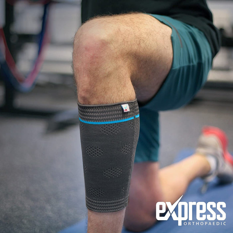 [Australia] - Express Orthopaedic® - Medically Approved Woven Elastic Calf Compression Support Sleeve - Bilateral (MED - Calf Circ:34-38cm) MED - Calf Circ:34-38cm 