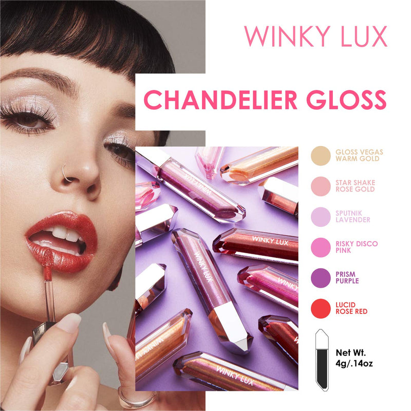 [Australia] - Winky Lux Chandelier Gloss - Glitter Lip Gloss | Risky Disco (4g/.14oz) 