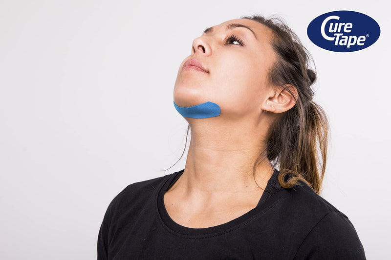 [Australia] - CureTape® Sports Kinesiology Tape | 30% Stronger Adhesion for Extreme Sporting Conditions | Waterproof & Quick Dry Viscose | Recover Faster, Train Harder! (Blue) Blue 