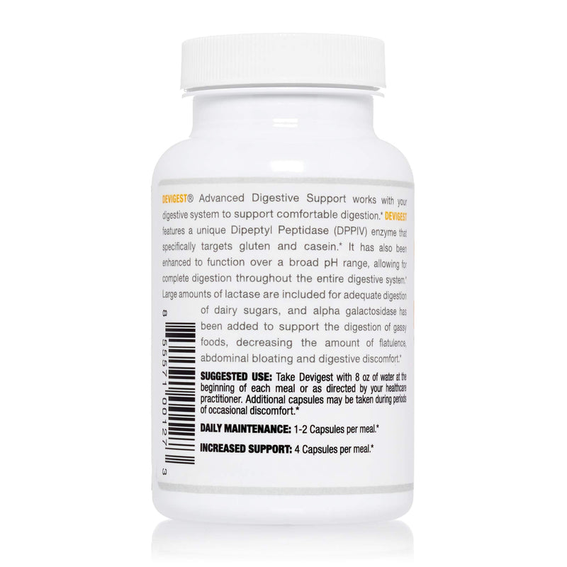 [Australia] - Arthur Andrew Medical - Devigest ADS, Advanced Digestive Support, Relief for Lactose Intolerance and Casein Sensitivities, Vegan, Non-GMO, 90 Capsules 90 Caps 