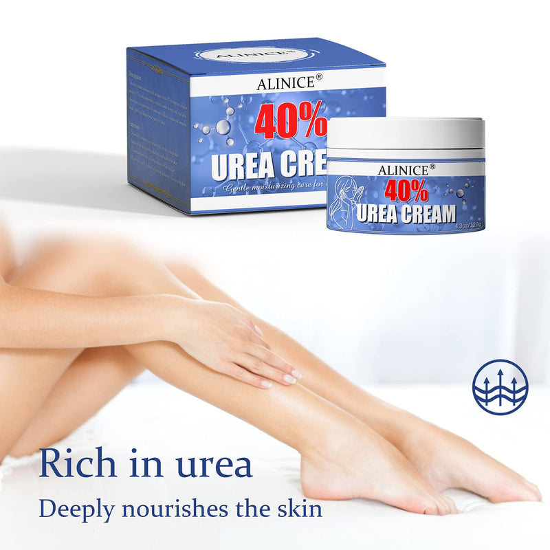 [Australia] - ALINICE Urea 40% Foot Cream, Callus Remover Hand Cream Foot Cream For Dry Cracked Feet, Hands, Heels, Elbows, Nails, Knees, Intensive Moisturizes & Softens Skin, Exfoliates Dead Skin 