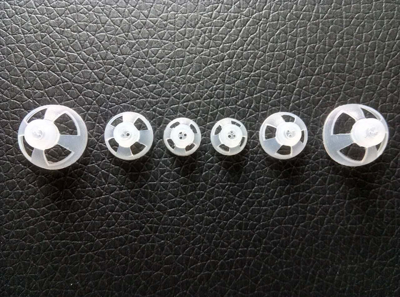 [Australia] - Jungle Care Hearing Aid Ear Piece Open Domes Set 6mm/9mm/12mm (3 Pairs) Comfortable PSAP (Personal Sound Amplifiers Product) Ear Tips Invisible, Perfect for Open Air (Open fit), Except for RIC 