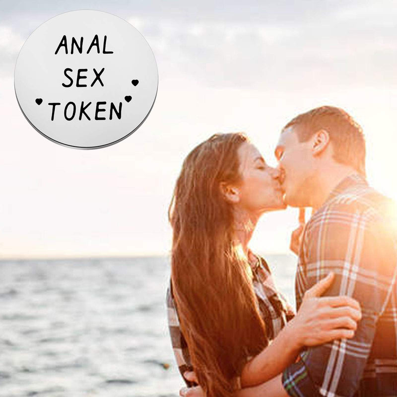 [Australia] - ENSIANTH Funny Gift for Husband Boyfriend Naughty Gift for Him Valentines Day Token Sex Game Gift ANGEL SEX TOKEN 