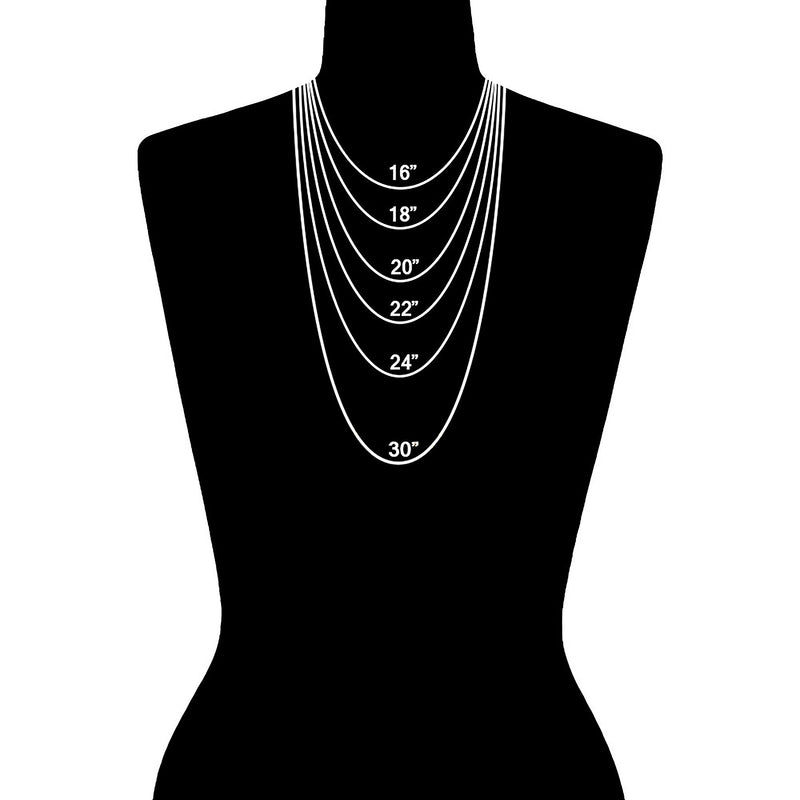 [Australia] - FashionJunkie4Life Sterling Silver Number 21 Twenty One Charm Necklace, 18" Cable Chain 