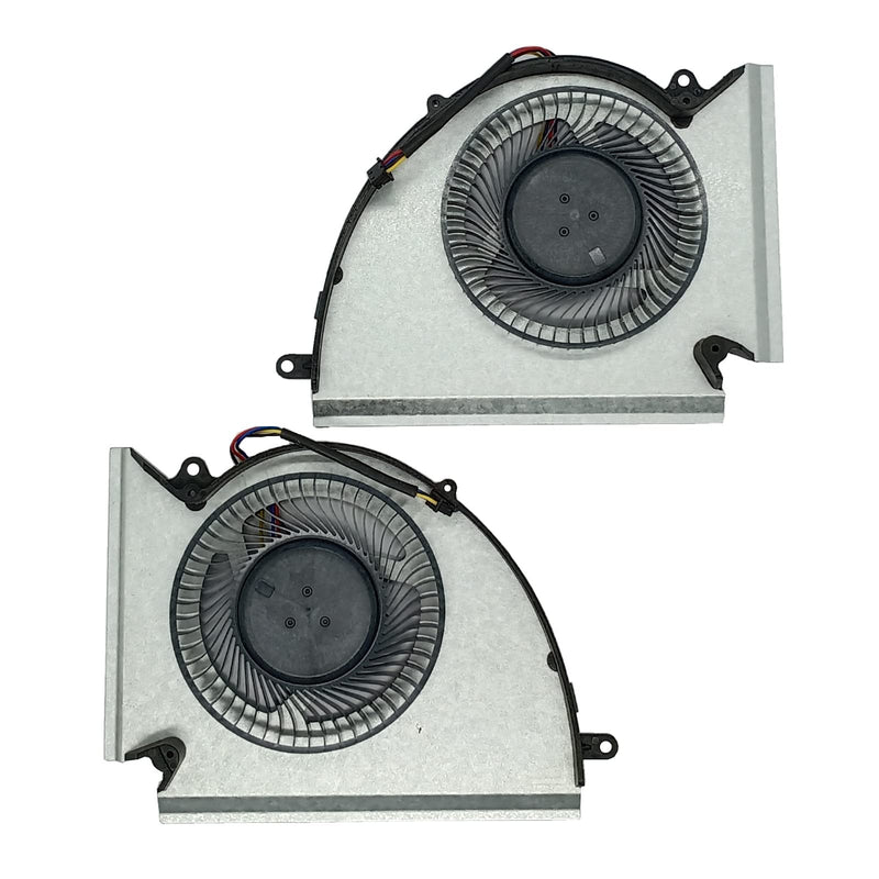 [Australia] - ZHAWULEEFB Replacement New CPU+GPU Cooling Fan for MSI GP76 GE76 Series PABD1A010SHR-N452 PABD1A010SHR-N451 0.6A 12VDC 