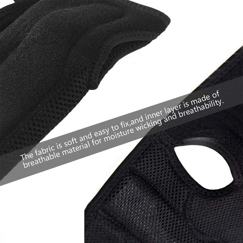 [Australia] - TOVIKI Wrist Support Brace Left Hand with 2 Metal Splints for Joint Pain Arthritis Carpal Tunnel Pain Tendonitis for Men and Women Black 
