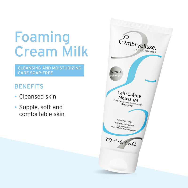 [Australia] - Embryolisse Foaming Cream Milk 200 ml 200 ml (Pack of 1) 