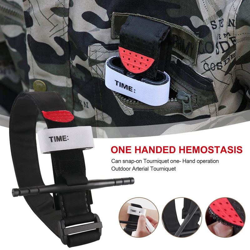 [Australia] - Foreverup 4 Pack Tourniquet, Outdoor Emergency Tourniquet, Tactical Emergency Tourniquet Strap One-Handed Operation Tourniquet Medical First Aid Equipment for Military Outdoor Sports 