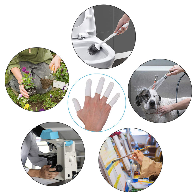 [Australia] - tifanso Finger Cots, Finger Covers Finger Protectors Fingertips Protector Disposable Large Finger Gloves (Approx.210 PCS) Large (Pack of 210) 