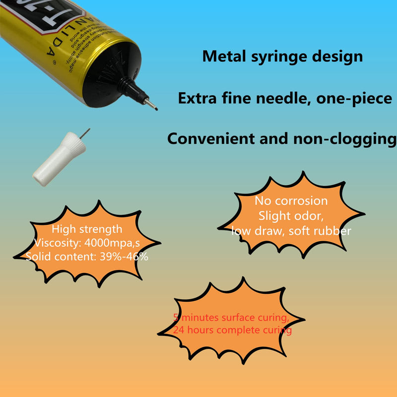 [Australia] - ZHANLIDA T-7000 15ML Adhesive Multi-Function Glues,Super Glue Suitable for Phone Screen Repair,Wooden,Jewelery,0.5 oz,1 Pack 