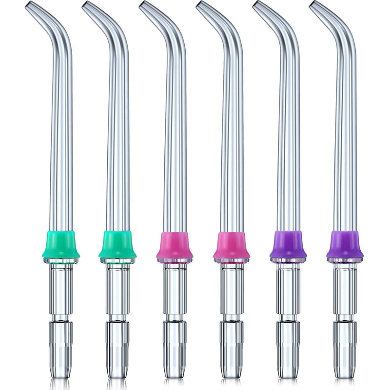 [Australia] - Frienda Replacement Classic Jet Tips Dental Water Jet Nozzle Accessories Compatible with Waterpik Water Flossers (Like WP-100) and Other Oral Irrigators (6 Pieces) 
