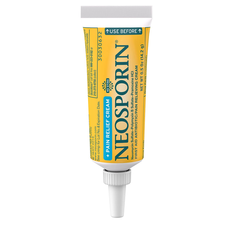 [Australia] - Neosporin + Maximum-Strength Pain Relief Dual Action Antibiotic Ointment with Bacitracin Zinc, 0.5 Ounce (Pack of 2) 0.5 Ounce (Pack of 2) 