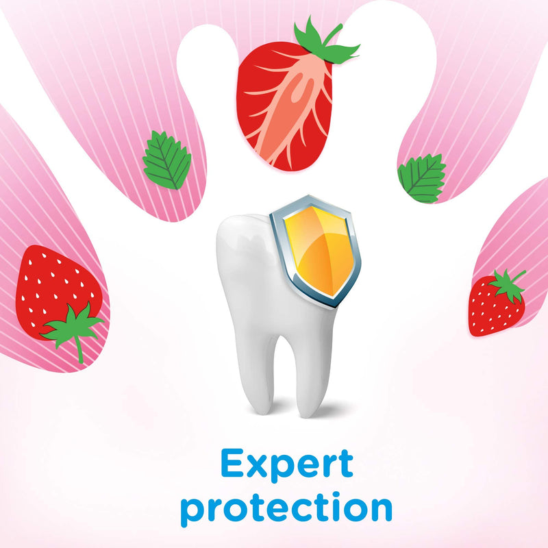 [Australia] - Aquafresh Kids Toothpaste, Splash 3-8 Years Strawberry & Mint Flavour 75 ml 