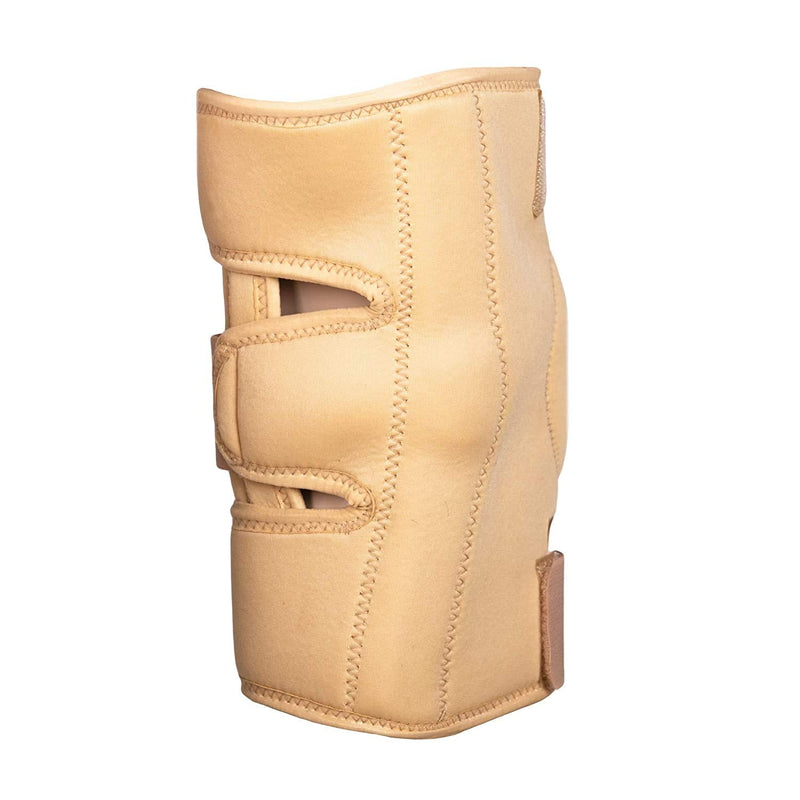 [Australia] - Wonder Care Knee Brace Support, Knee Stabilizer Support Compression muscle Joint Protection, Relieves ACL, LCL, MCL, Meniscus Tear, Arthritis, Tendonitis Pain, Adjustable Bi-Directional Straps - Large L(19.6-22") 
