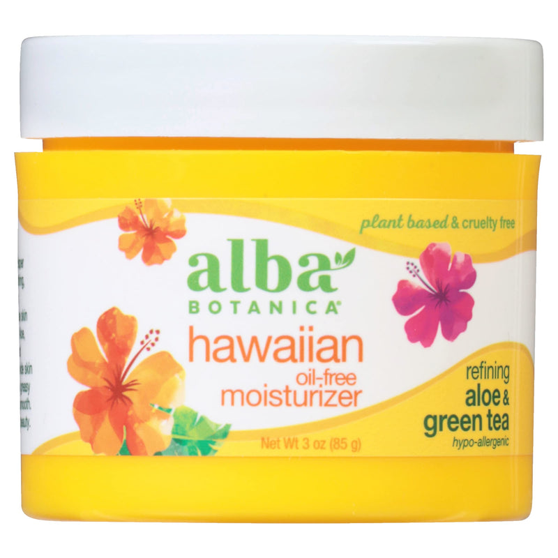 [Australia] - Alba Botanica Hawaiian Oil Free Moisturizer, Refining Aloe & Green Tea, 3 Oz Aloe & Green Tea Moisturizer 