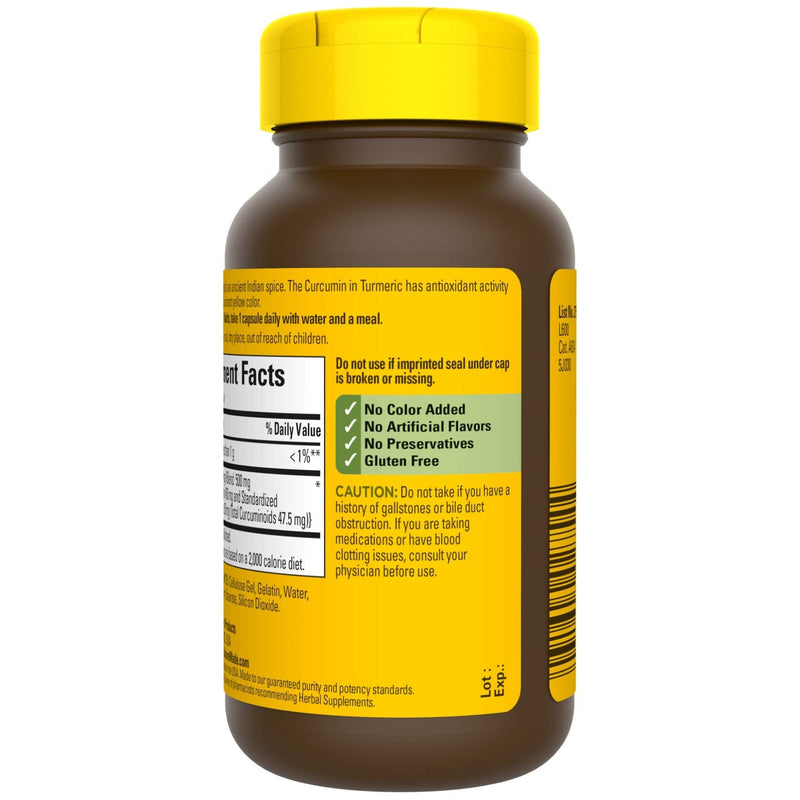 [Australia] - Nature Made Turmeric Curcumin 500 mg, Herbal Supplement for Antioxidant Support, 60 Capsules, 60 Day Supply 60 Count (Pack of 1) 