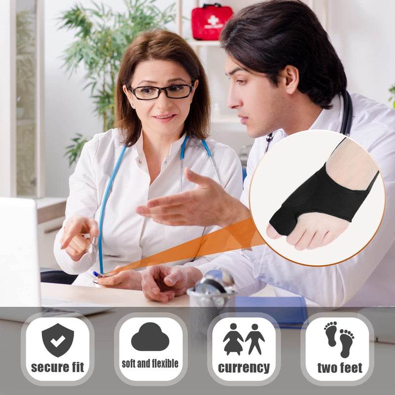 [Australia] - 4 Pairs Bunion Corrector Orthopedic Bunion Splint Bunion Foot Sleeve Hallux Valgus Correction Big Toe Straightener Pain Relief for Women, Day Night Support 