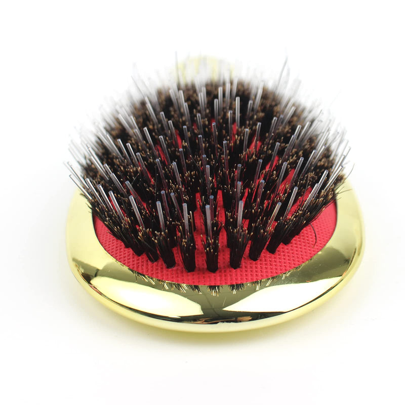 [Australia] - VinBee Paddle Hair Extension Brush Massage Hair Brush Professional Detangle Brush Comb Oval Anti-static Hair CombÔºàGoldÔºâ gold 