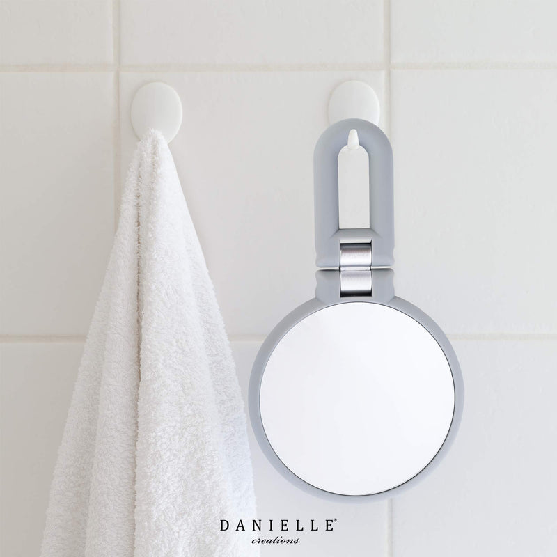[Australia] - Danielle Magnification Folding Makeup Mirror Grey 15X 