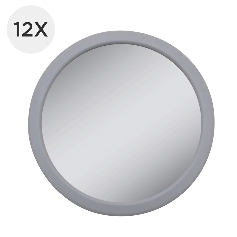 [Australia] - Zadro 12X E-Z Grip Spot Mirror, Gray Grey 