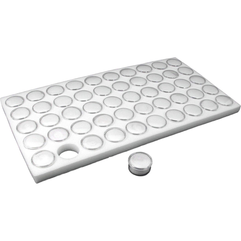 [Australia] - White Gem Jar Jewelry Tray Insert Gemstone Display Clock Parts Unit 