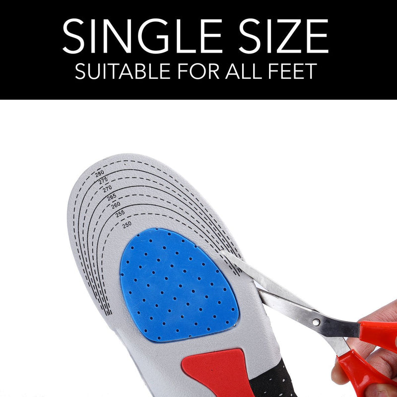 [Australia] - Takit SP - Insoles Shoe Gel With Pads - Relieves Foot, Absorbs Shocks - Perfect For Sport, Walking, Running, Hiking - For Man And Woman 7-10 