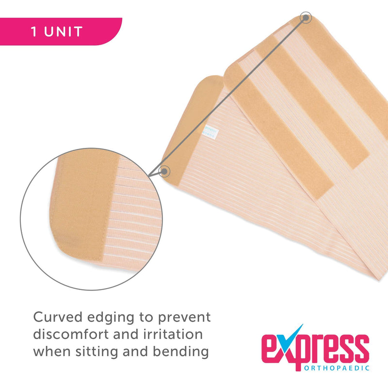[Australia] - Express Orthopaedic® - Medically Approved Multi-band Elastic Compression Abdominal Binder Wrap - Post-Op, Abdominal Weaknesses & Hernia 