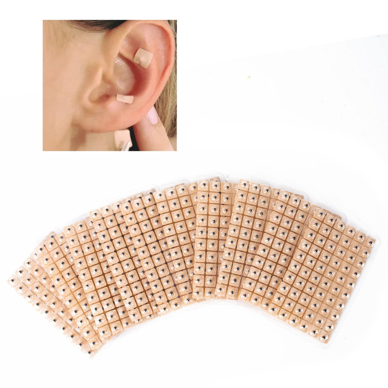 [Australia] - AWAVM 10 Sheets of 600 Ear Acupoint Stickers Disposable Ear Acupoint Massage, Ear Reflex Area Massage, Auricular Pressure Sticker 