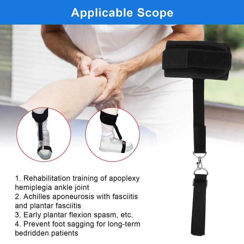 [Australia] - Drop Foot Brace Soft Breathable Drop Foot Support Hemiplegia Foot Drop Corrector Brace Support Adult Foot Orthosis 