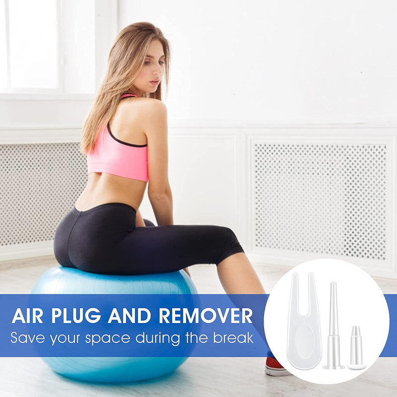 [Australia] - Aster Ball Plug Pin Fitness Exercise Yoga Ball Air Stopper Plug Pin Adapter Kit, Exercise Ball Plug Replacement Kit,11 Pieces (Small/Large) 