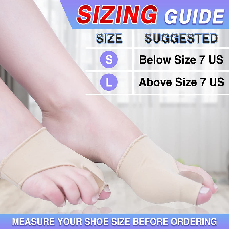 [Australia] - Bunion Corrector for Women, Toe Splints, Soft Gel Cushion Toe Spacers, Toie Separators for Overlapping, Toes Orthopedic for Hallux Valgus, Big Toe Joint Pain Relief for Day/Night Support (Small) Small 