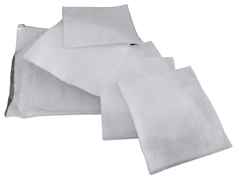 [Australia] - PintoMed - Non-Woven Swabs Sterile, Soft Wound Care, Absorbent, First Aid, 10cm x 10cm 4Plys - Pack of 250 Pcs, 50 Pouches, 5 per Pouch 