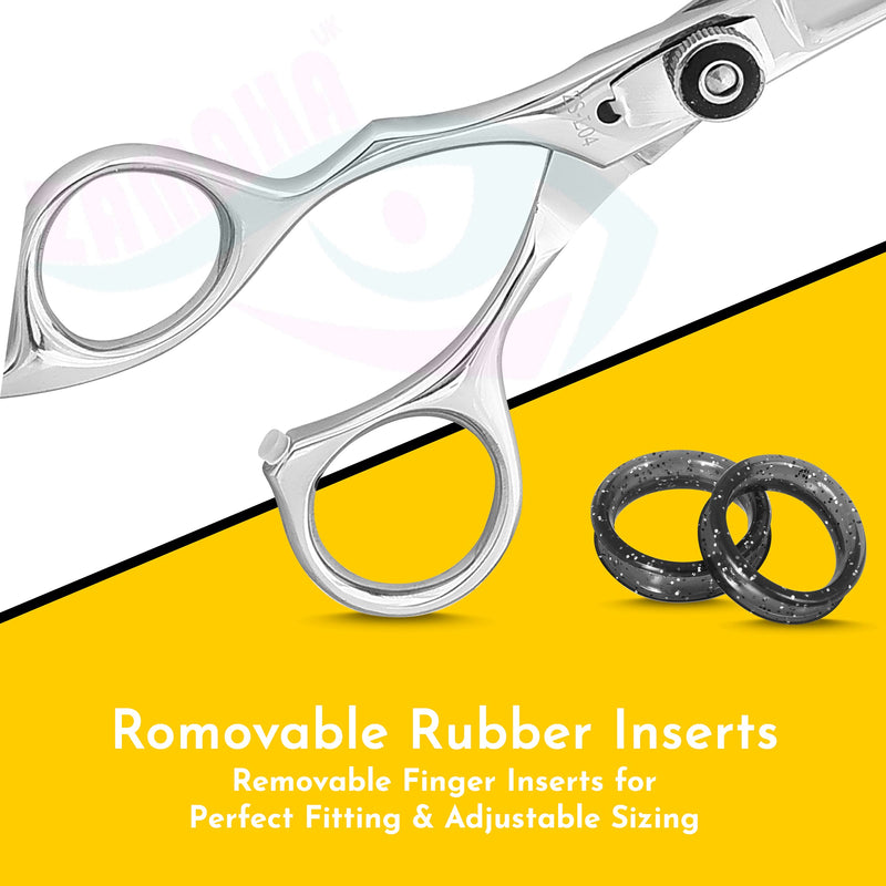 [Australia] - Lefty Hairdresser professional Hair Razor scissors left-handed 6.5 inch hair scissors (Cutting Scissors+Thinning Scissors) 