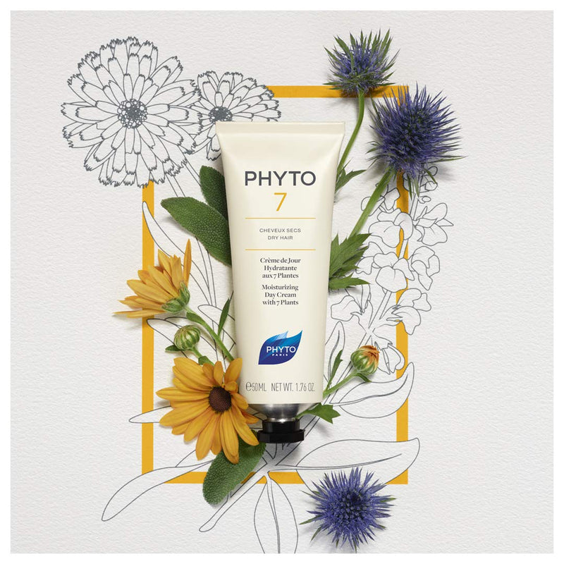 [Australia] - PHYTO Hydrating Day Cream with 7 Plants for Dry Hair, 50 ml 