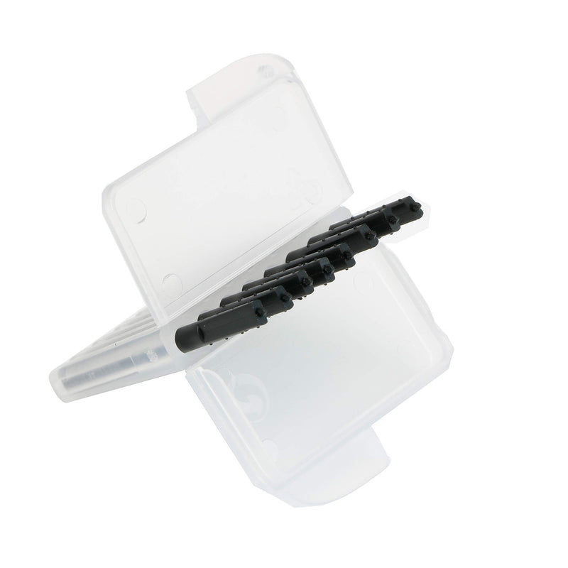 [Australia] - Hearing aid Wax Guard Filter for phonak, widex and Resound Wax Traps Hear Clear Cleaning kit Accessory (40 Filters) (Black) 