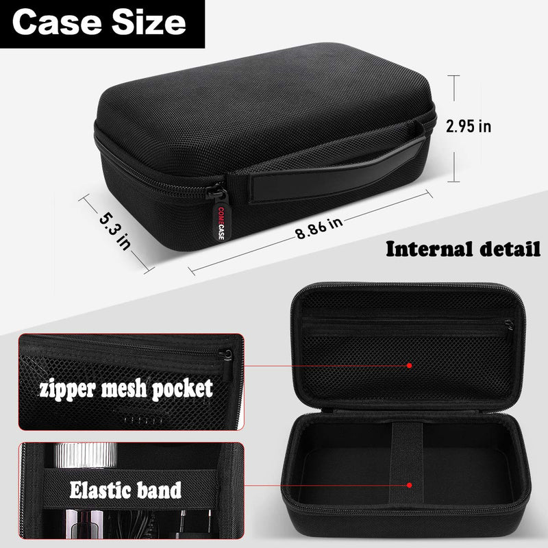 [Australia] - Case for Hatteker Hair Clipper Cordless, Beard Trimmer Organizer Storage for Men Hair Cutting Kit Precision Shaver, with Inner Net Bag for Grooming Kit.(Case Only) 