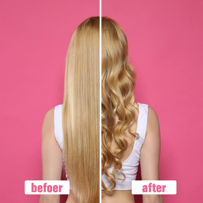 [Australia] - Hair Rollers Set 32 PCS, PandyCare Hair Rollers For Long Hair & Short Hair - No Heat, Hair-friendly, Natural Effect, Includes 18 Rollers (1.73+1.41+0.98 inch), 12 Clips,1 Rat Tail Comb & 1 Storage Bag 