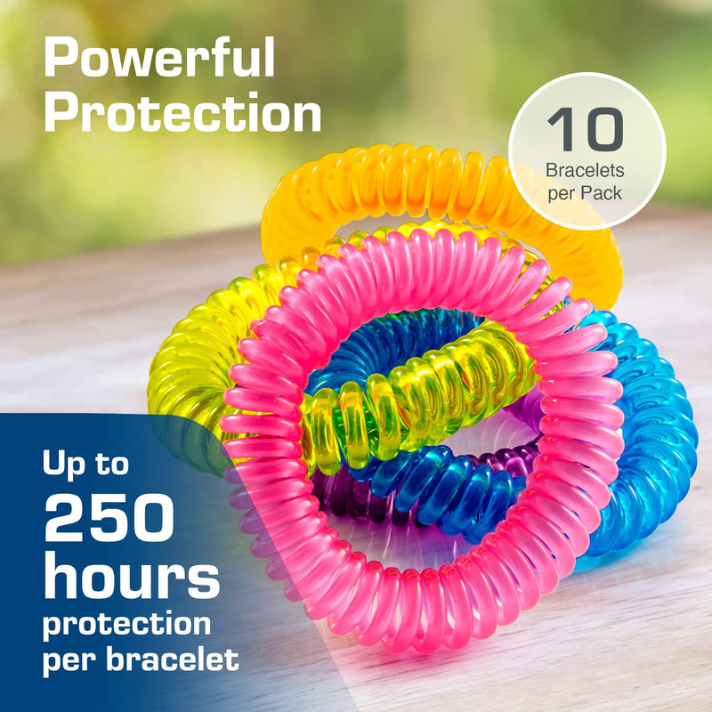 [Australia] - Active Era Mosquito Repellent Bracelet [10 Pack], Insect, Midge & Mosquito Bands - Powerful DEET Free Formula - Waterproof with 250 Hours / 10 Days of Protection for Adults and Kids 3+ 