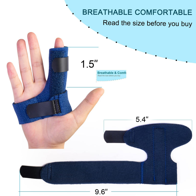 [Australia] - Sumifun Finger Brace, Trigger Finger Splint for Index Middle Ring Pinky Finger Arthritis Pain, Tendon Injury, Broken Mallet Finger Stabilizer Supports for Dislocated Knuckle Immobilizer Wrap for Right Hand 