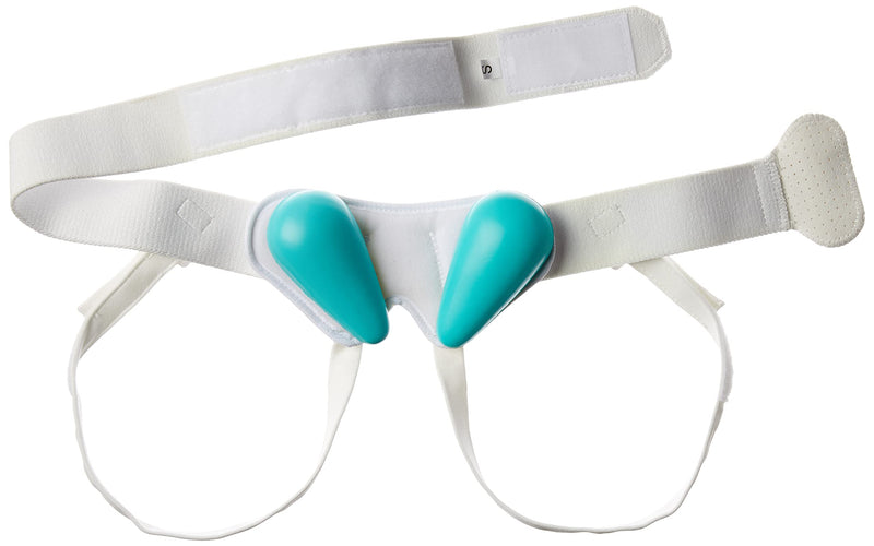 [Australia] - OTC Medical Hernia Belt for Single or Double Hernia, Non Abrasive Truss for Inguinal or Scrotal Hernia Support, White, Small 