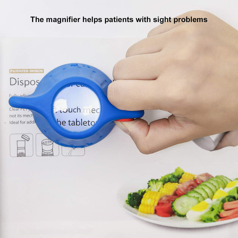 [Australia] - Remedic Medicine Bottle Opener with Magnifier and LED Light Multi-Opener for Better Grip Strength - Twist Lid Opener - Elderly Daily Living Aids Arthritis friendly - Practical Gift Idea 