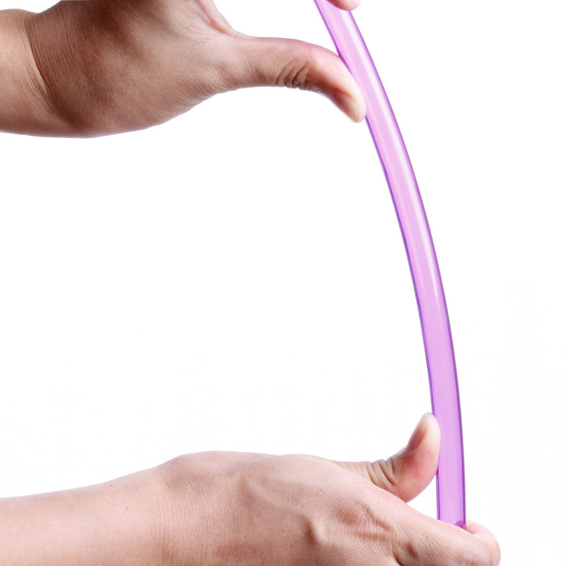 [Australia] - Dakoufish Reusable Smoothie Straws 9 inch Long Wide Mouth Clear Plastic Straight Drinking Straws Set of 8 with Cleaning Brush (mix4color, 9 inch) 9inch Mix Color 