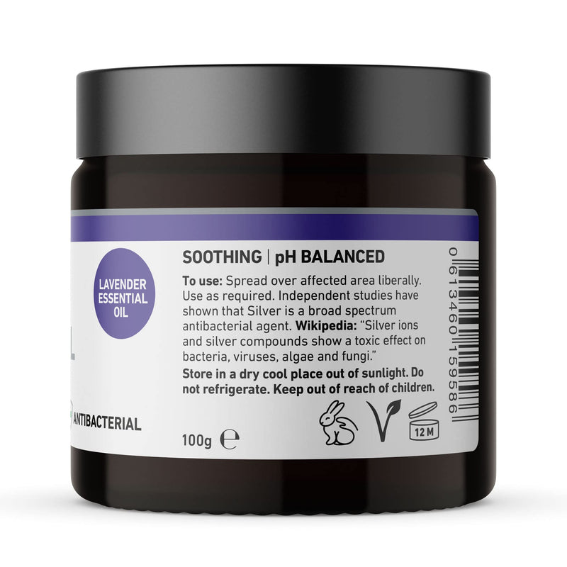 [Australia] - Nature's Greatest Secret Premium Quality Antibacterial Soothing Colloidal Silver Aloe Vera Hydrogel with Lavender Essential Oil 100g 