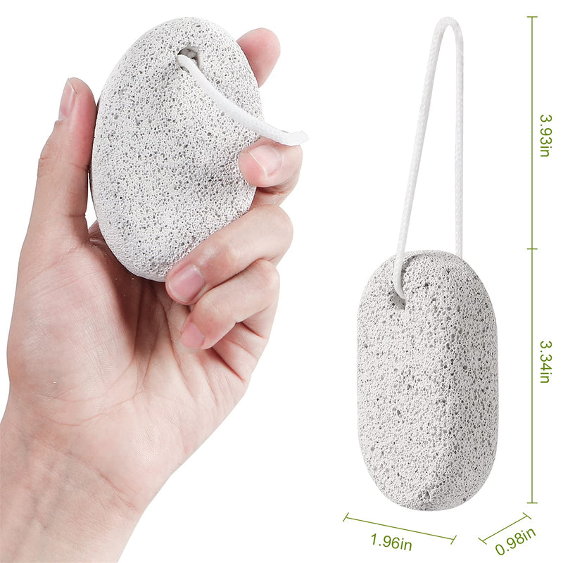 [Australia] - Natural Pumice Stone for Feet 2 PCS,Lava Pedicure Tools Hard Skin Callus Remover for Feet and Hands - Natural Foot File Exfoliation to Remove Dead Skin 