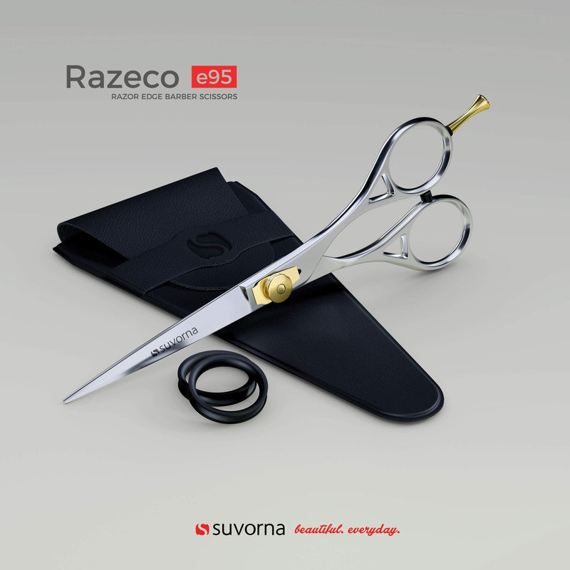 [Australia] - Suvorna Professional Hair Scissors, hairdressing scissors Uk for men & women, hairdresser scissor, barber scissor, hair Cutting scissor. Right-handed 6 inches Japanese scissors with razor-sharp blades. 